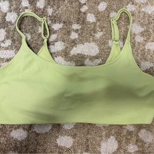 Old Navy Light Green Textured Sports Bra